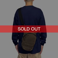 【USED】00's NIKE Faded Cotton Twill Technical Mini Shoulder Bag