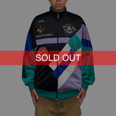 【USED】80's adidas Swiss Region Team Track Jacket Franches-Montagnes