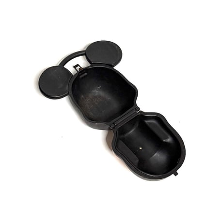【USED】80's ALADDIN Mickey Mouse Face-Shaped Lunch Box
