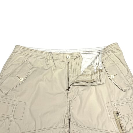 【USED】90's-00's Polo by Ralph Lauren SURPLUS FIT Cargo Shorts Ivory