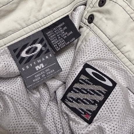【USED】90's-00's OAKLEY SOFTWARE Tactical Tech Shorts / Ice Gray