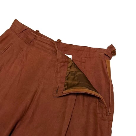 【USED】90's Risposte di Laura Biagiotti Linen Wide Shorts