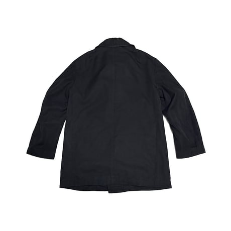 【USED】90's-00's DRIES VAN NOTEN Black Double-Breasted Half Coat