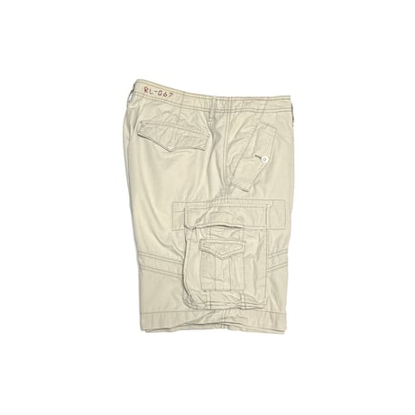 【USED】90's-00's Polo by Ralph Lauren SURPLUS FIT Cargo Shorts Ivory