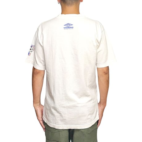 【USED】90's UMBRO England Soccer France ’98 Football Graphic T-shirt