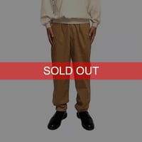 【USED】80's ARMANI JEANS Camel 2-Tuck Tapered Pants