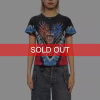 【USED】90's DUELING DRAGONS “Choose Thy Fate” Tie-Dye Baby T-shirt