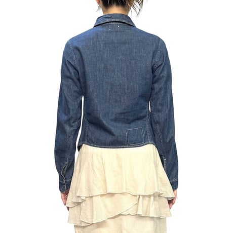 【USED】00's Levi’s ENGINEERED JEANS 3D-Cut Indigo Denim Shirt