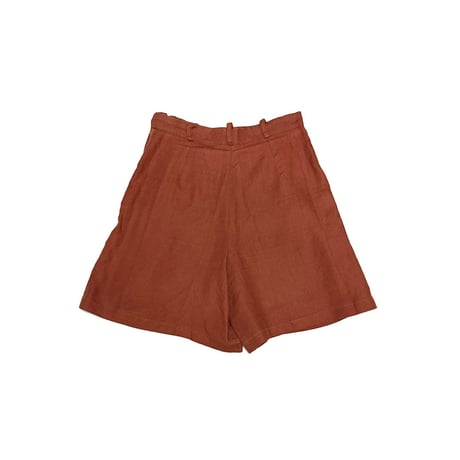 【USED】90's Risposte di Laura Biagiotti Linen Wide Shorts