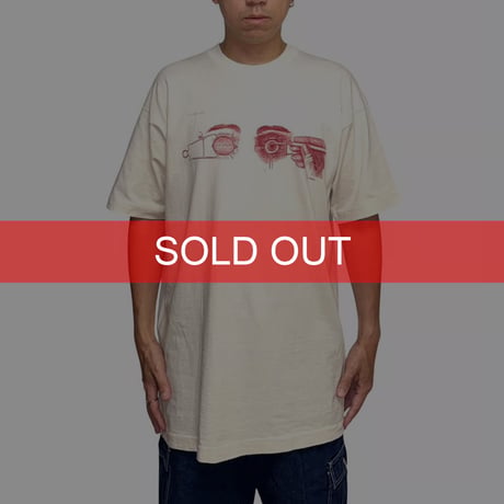 【USED】90's Carcass “Heartwork” T-shirt Ivory