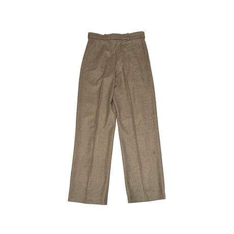 【USED】00's HERMÈS by Jean Paul Gaultier 2-Tuck Virgin Wool Wide Trousers