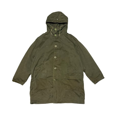 【USED】50's-60's Belgian Army M-47 Type Hooded Field Parka Olive