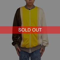 【USED】80's French Vintage “Butter & Mustard” Color Block Track Jacket