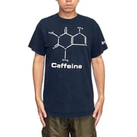 【USED】00's Caffeine Molecular Structure Print T-shirt