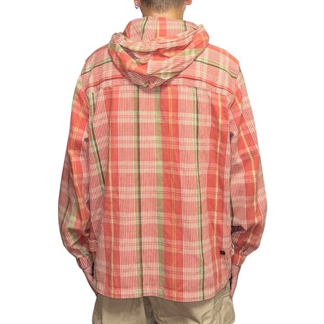 【USED】00's Christopher & Banks Plaid Cotton Zip Hoodie