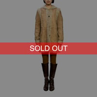 【USED】00's 4-Way Detachable Sleeve Shearling & Boa Hooded Coat