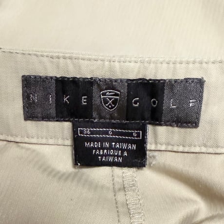 【USED】00's NIKE GOLF Cargo Shorts Right Beige