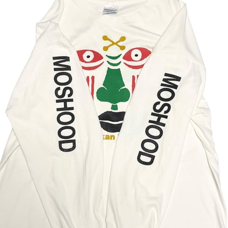 【USED】90's MOSHOOD “Afrikan Spirit” Graphic Long Sleeve T-shirt