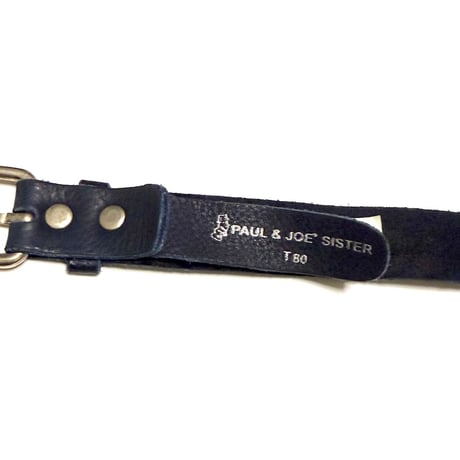 【USED】00's PAUL & JOE SISTER Star Studded Genuine Leather Belt