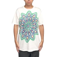 【USED】80's-90's Psychedelic Kaleidoscope Airbrush Print T-shirt