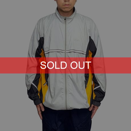 【USED】00's EURO ASICS DUOTECH Nylon Track Jacket