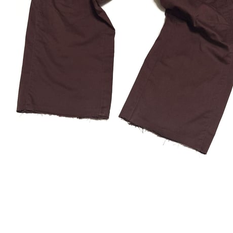【USED】00's NIKE Herringbone Cotton Cargo Pants Bordeaux Brown