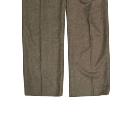 【USED】00's HERMÈS by Jean Paul Gaultier 2-Tuck Virgin Wool Wide Trousers
