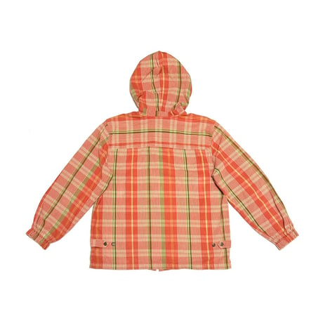 【USED】00's Christopher & Banks Plaid Cotton Zip Hoodie