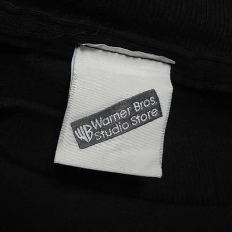 【USED】90's THE POWERPUFF GIRLS Heart Logo T-shirt Black Made in USA