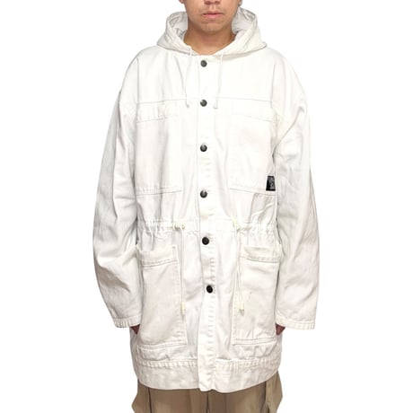 【USED】90's VISION Sports Gear 4-Pocket Cotton Snow Parka White