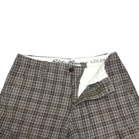 【USED】00's Eddie Bauer Plaid Cargo Shorts