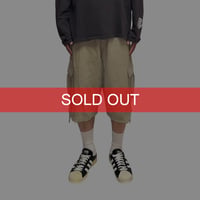 【USED】00's Trust Linen Blend Cargo Shorts Beige
