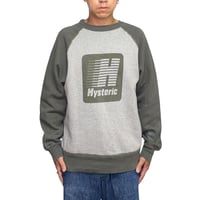【USED】90's HYSTERIC GLAMOUR Motion Logo Raglan Sweatshirt