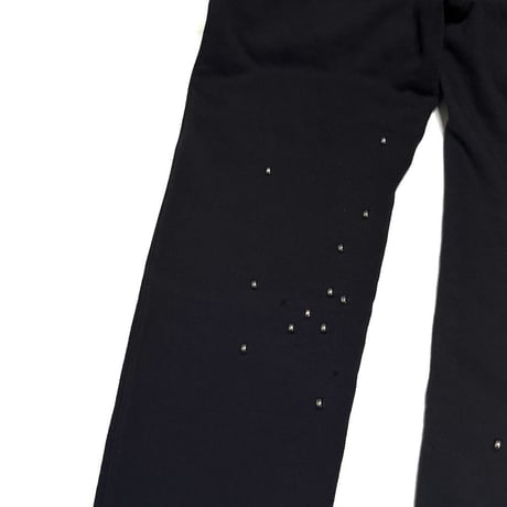 【USED】1017 ALYX 9SM 21AW–22SS Studded Destroyed Sweat Track Pants Black