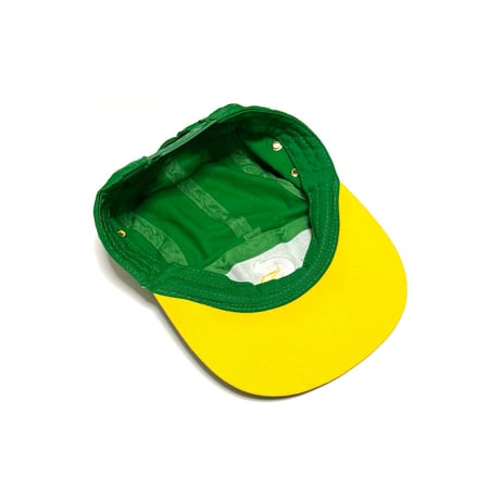 【USED】00's SUBWAY Logo Jet Cap Green × Yellow