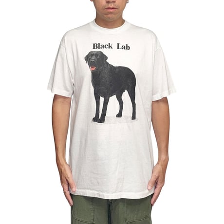 【USED】90's Teletrend Black Lab Graphic T-shirt