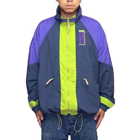 【USED】80's Lotto “RUNNING PRO LINE” Color Block Training Jacket