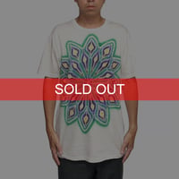 【USED】80's-90's Psychedelic Kaleidoscope Airbrush Print T-shirt