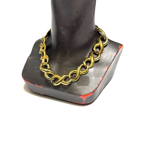 【BOOMBABA BOUTIQUE】(No.7) Anne Klein Chunky Chain Necklace Gold-filled