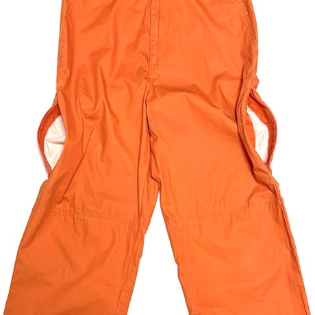 【USED】00's GAP KHAKIS Gimmick Zip Cotton Pants Orange