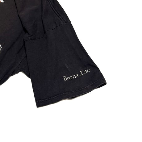 【USED】90's-00's Bronx Zoo Giraffe Parade Animal Print T-shirt
