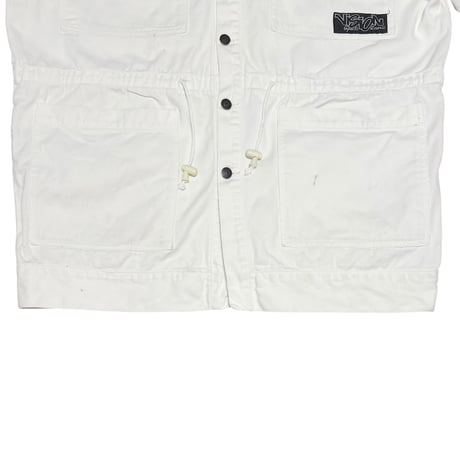 【USED】90's VISION Sports Gear 4-Pocket Cotton Snow Parka White