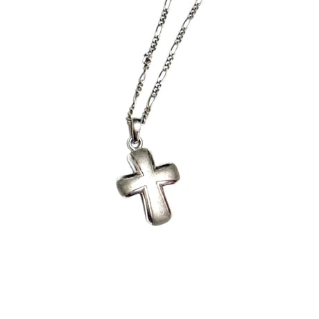 【BOOMBABA BOUTIQUE】(No.6) Cross Necklace 925 sterling silver chain