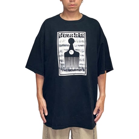【USED】00's Digable Planets “THE REUNION” Afro Comb Graphic T-shirt