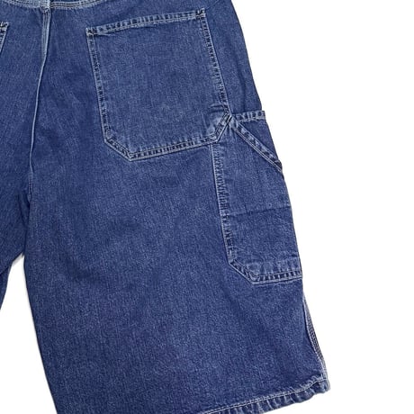 【USED】00's CK Calvin Klein Jeans Denim Painter Shorts Indigo