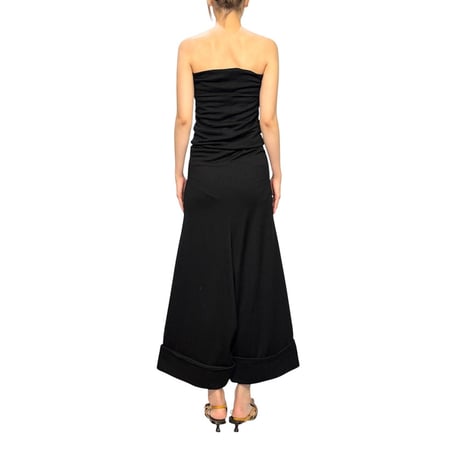 【USED】JUNYA WATANABE COMME des GARÇONS AD2008 2-Way Strapless Wool Jumpsuit Black