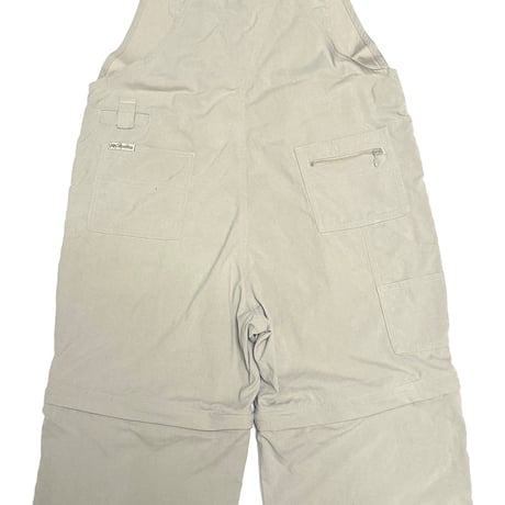 【USED】Columbia 2001SS Convertible Detachable Overalls Greige