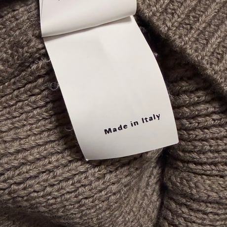 【USED】00's MOSCHINO CHEAP AND CHIC Virgin Wool Turtleneck Knit Dress