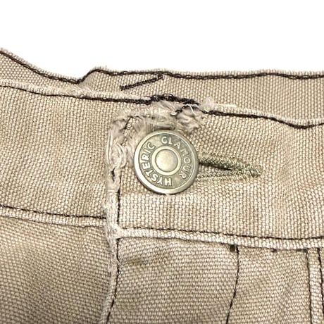 【USED】90's HYSTERIC GLAMOUR Duck Canvas Wide Cargo Shorts