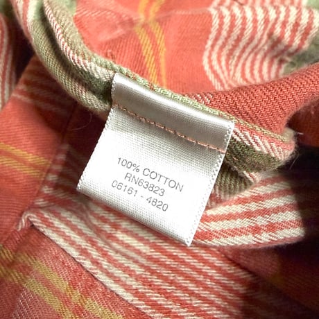 【USED】00's Christopher & Banks Plaid Cotton Zip Hoodie